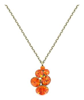 Orange - Petit Glamour - Halskette von Konplott